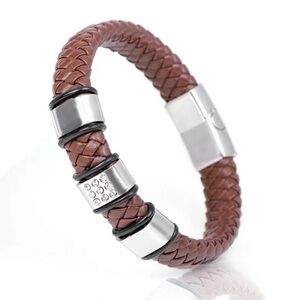 Leather Braided Bracelet​